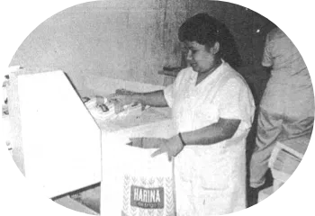 Imagen del edificio en 1950