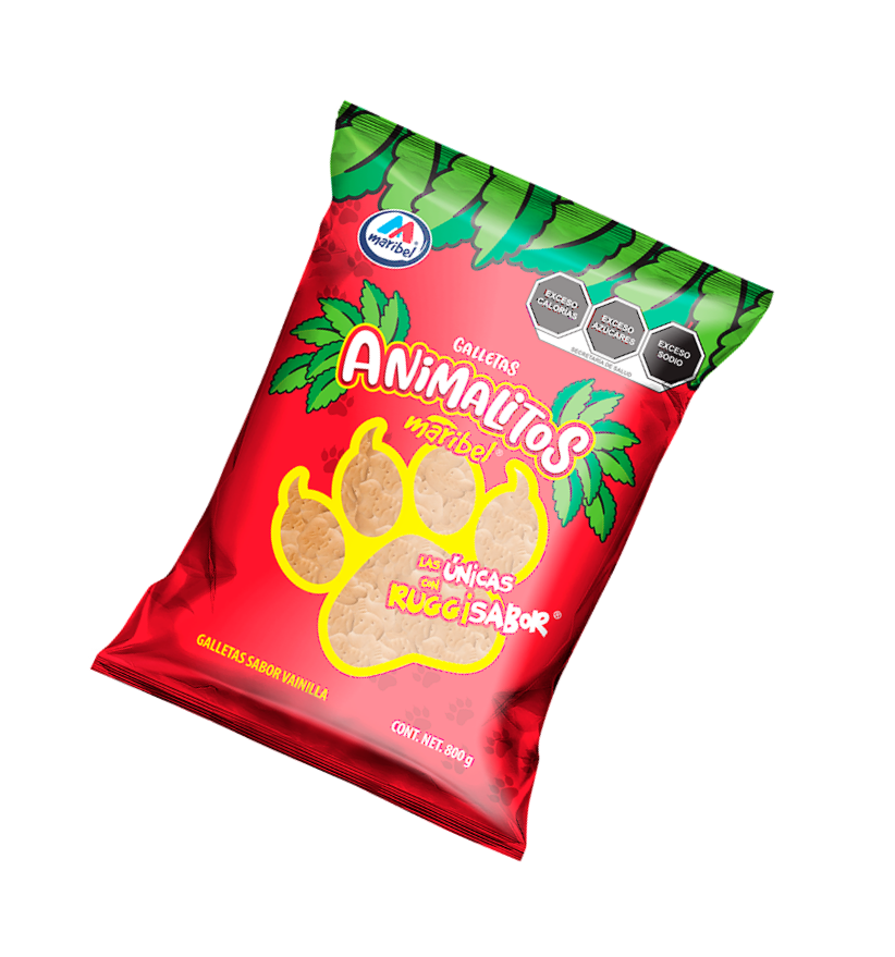 Galletas de animalitos empaque